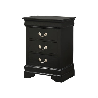 Louis Philippe Nightstand in Wood Veneer