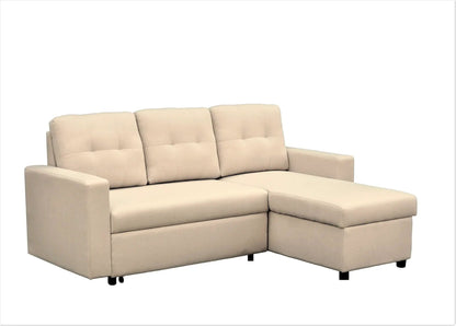 Convertible L Shaped Sectional Sleeper Sofa Bed