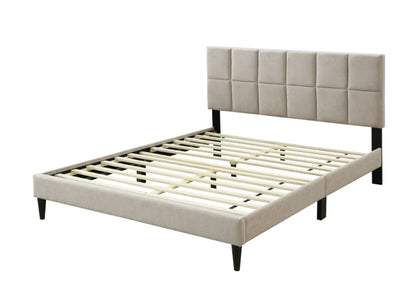 Stylish Squares Bed with Usb Charging Port