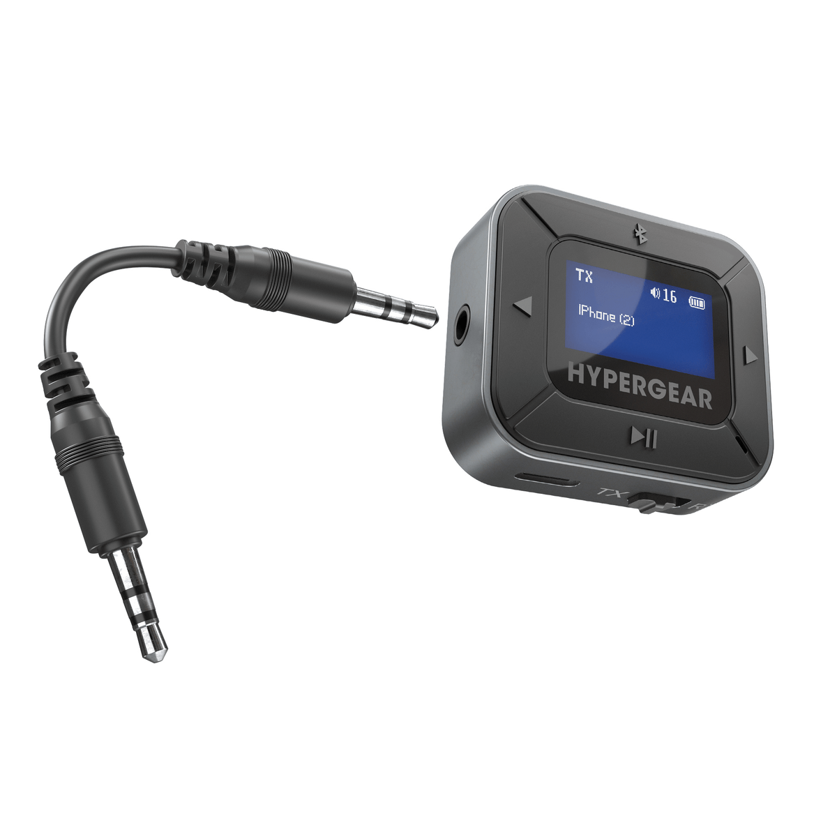 IntelliCast Flight Audio Transmitter + Receiver by HyperGear, Bluetooth adapter with 3.5mm plug on Tampa Home & Garden Store