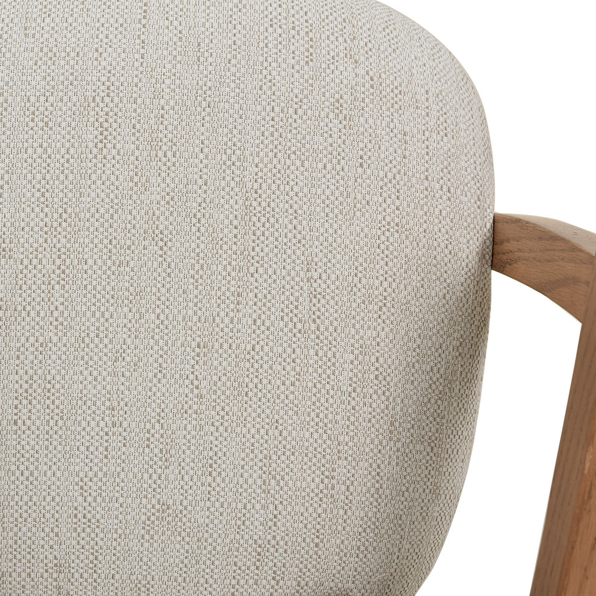 Swivel counter-height stool with high back, beige fabric, solid hardwood arm HouseOfZazla on Tampa Home & Garden Store
