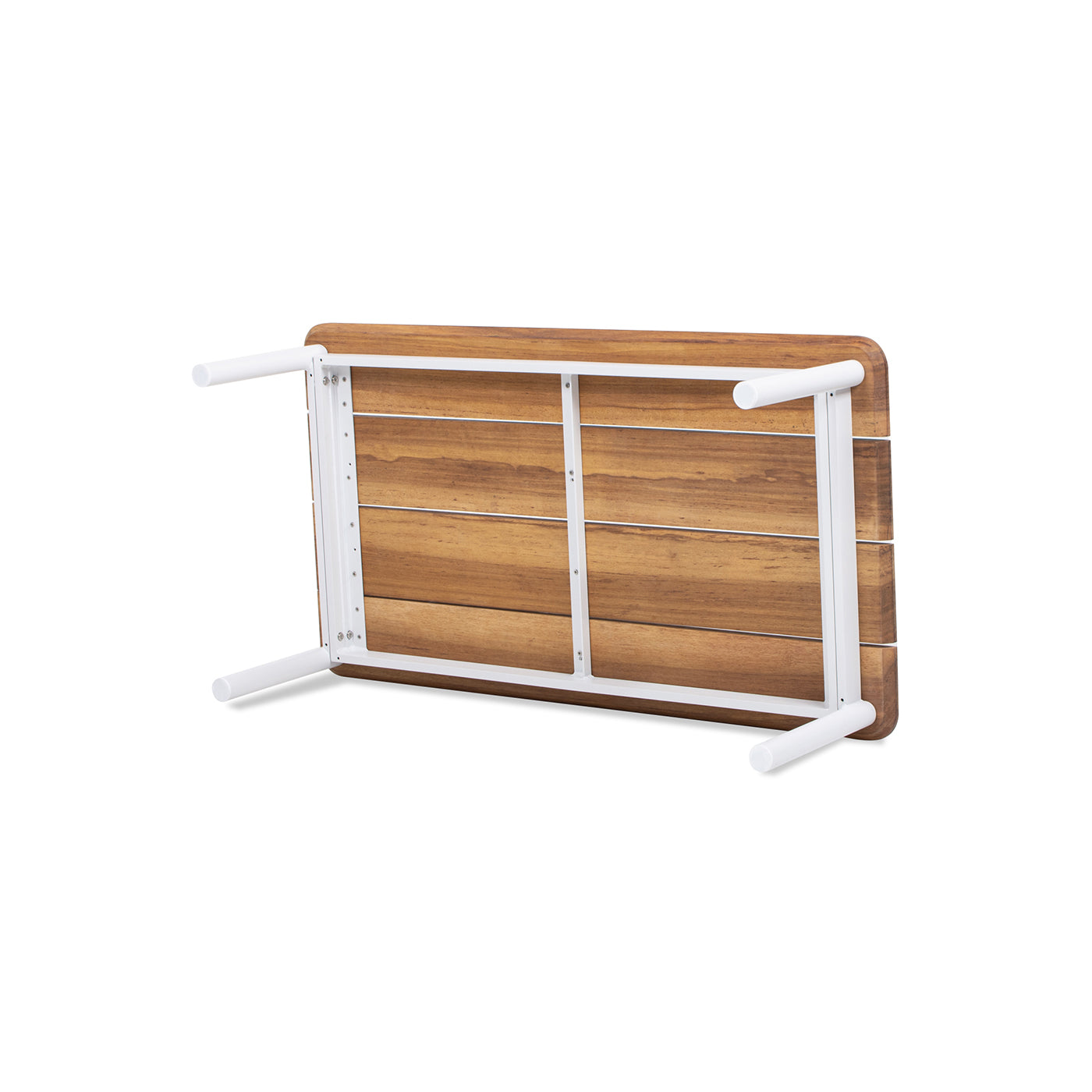 Rhodes 2pc Teak and Aluminum Outdoor Sofa Set