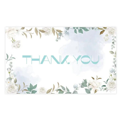 English Holiday Thank You Card for Do It Yourself