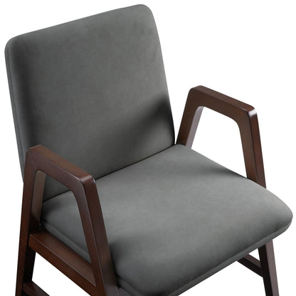 Stella Cream Armchair with Beech Wood and Cushion