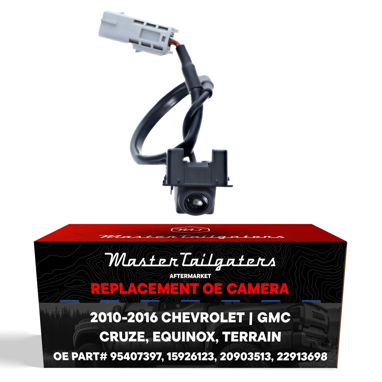 Master Tailgaters OE backup camera with wiring harness compatible Chevrolet Cruze Equinox Terrain on Tampa Home & Garden Store