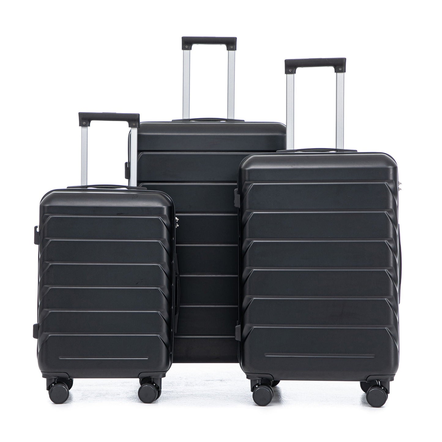 3-piece spinner luggage set by HouseOfZazla 20in/24in/28in with combination lock and wheels on Tampa Home & Garden Store