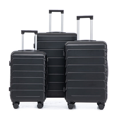 3-piece spinner luggage set by HouseOfZazla 20in/24in/28in with combination lock and wheels on Tampa Home & Garden Store