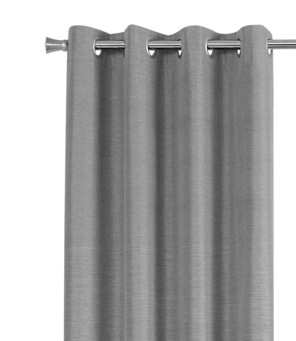 2-piece curtain panel set room-darkening gray grommet curtains on Tampa Home & Garden Store