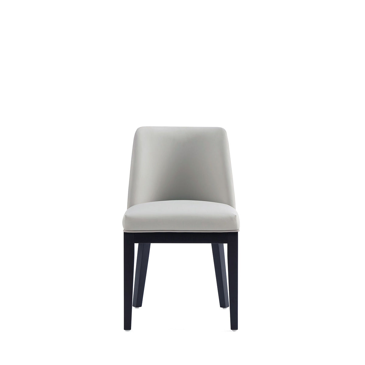 HouseOfZazla upholstered dining chair with solid beech frame in gray fabric on Tampa Home & Garden Store