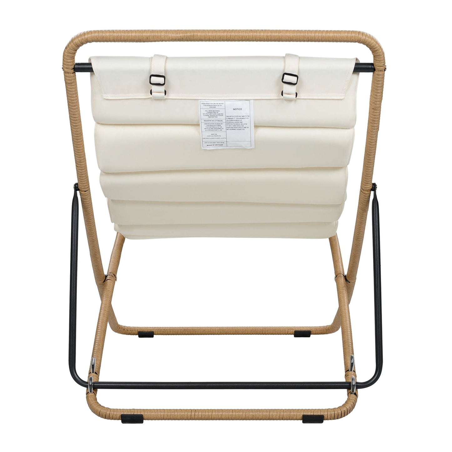 Pair of Outdoor Chairs with Adjustable Backrest