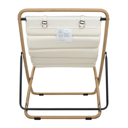 Pair of Outdoor Chairs with Adjustable Backrest
