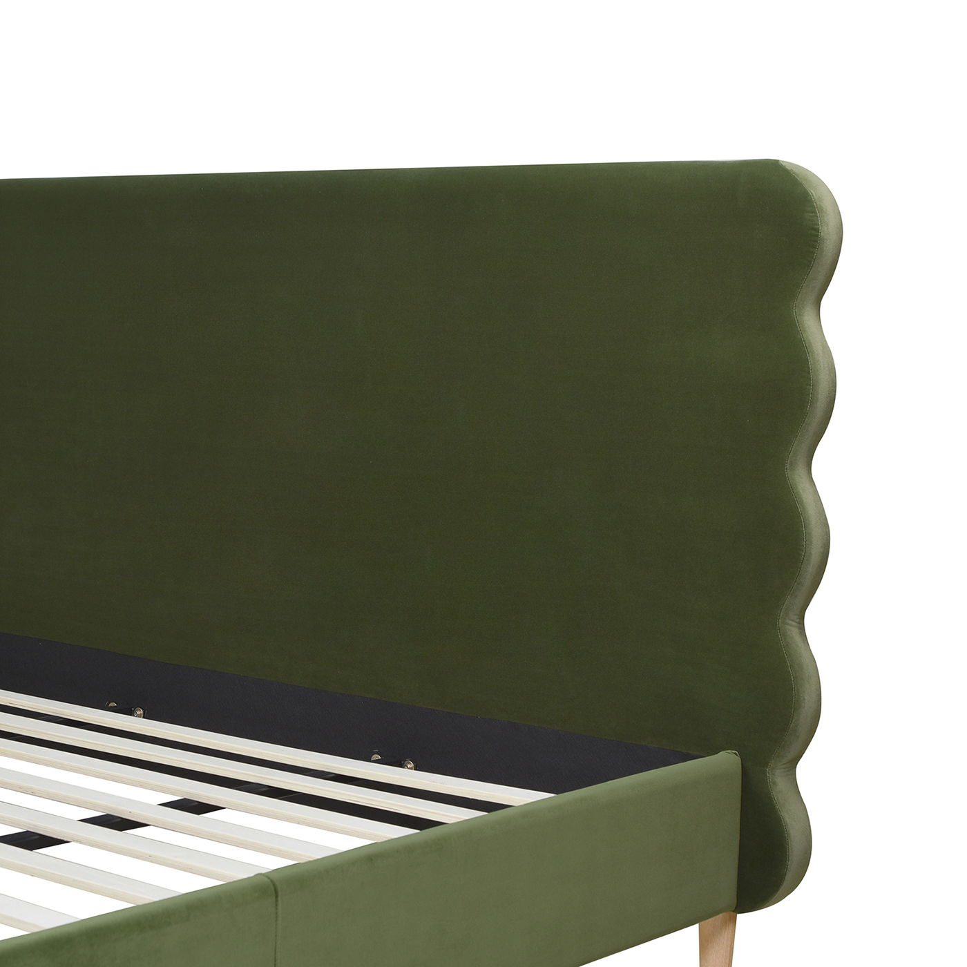 Stockholm Wavy Headboard and Platform Bed