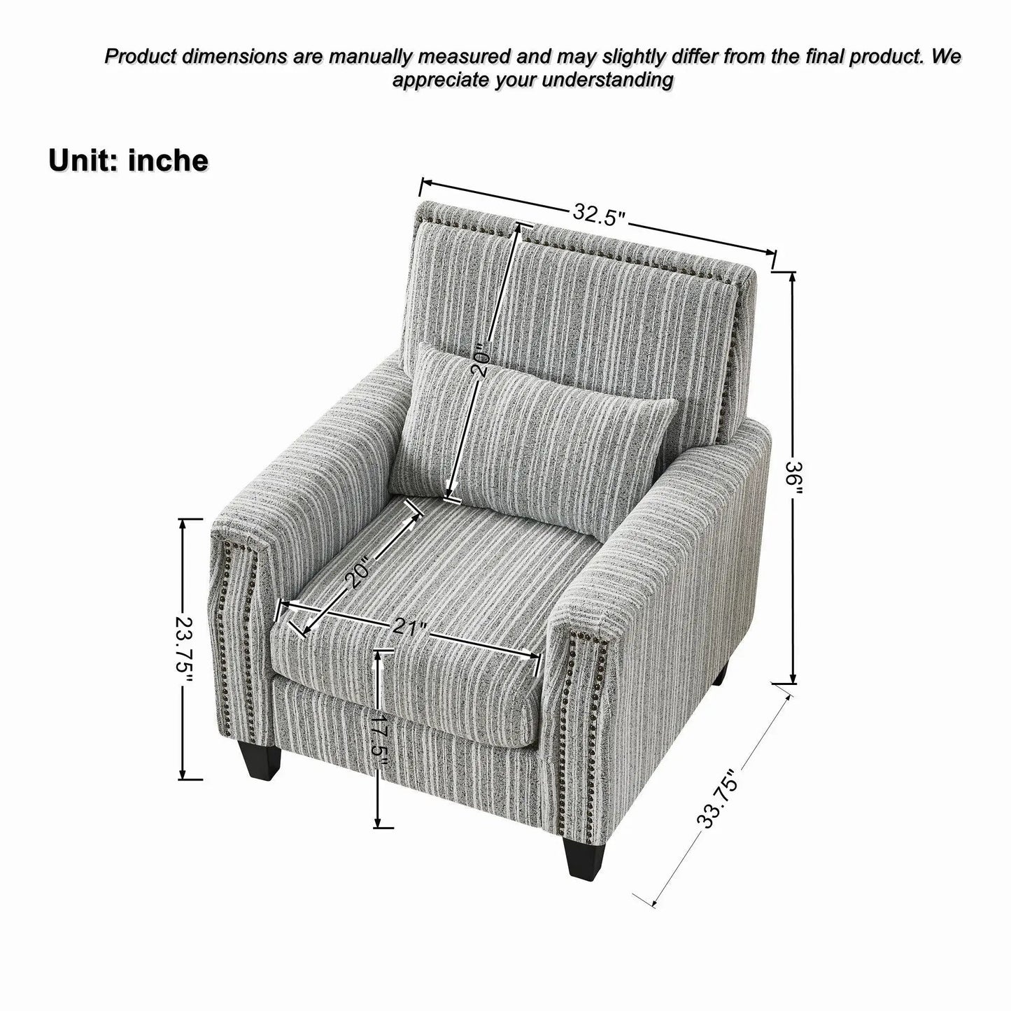 Timeless Comfort Armchair for Living Room