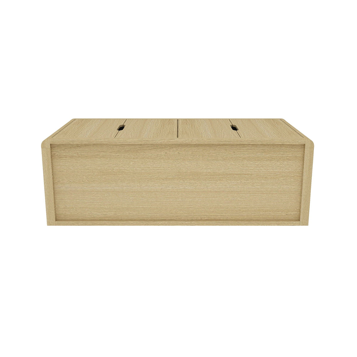 Rivington sideboard natural oak finish with visible grain and top inset openings on Tampa Home & Garden Store