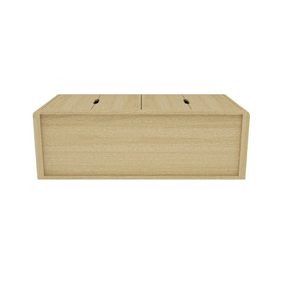 Rivington sideboard natural oak finish with visible grain and top inset openings on Tampa Home & Garden Store