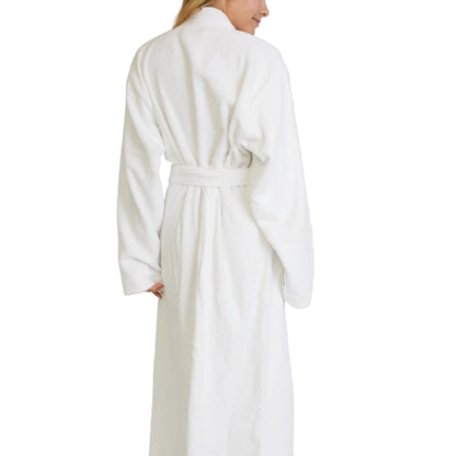 Turkish Cotton Pleated Bathrobe in Terry Cloth