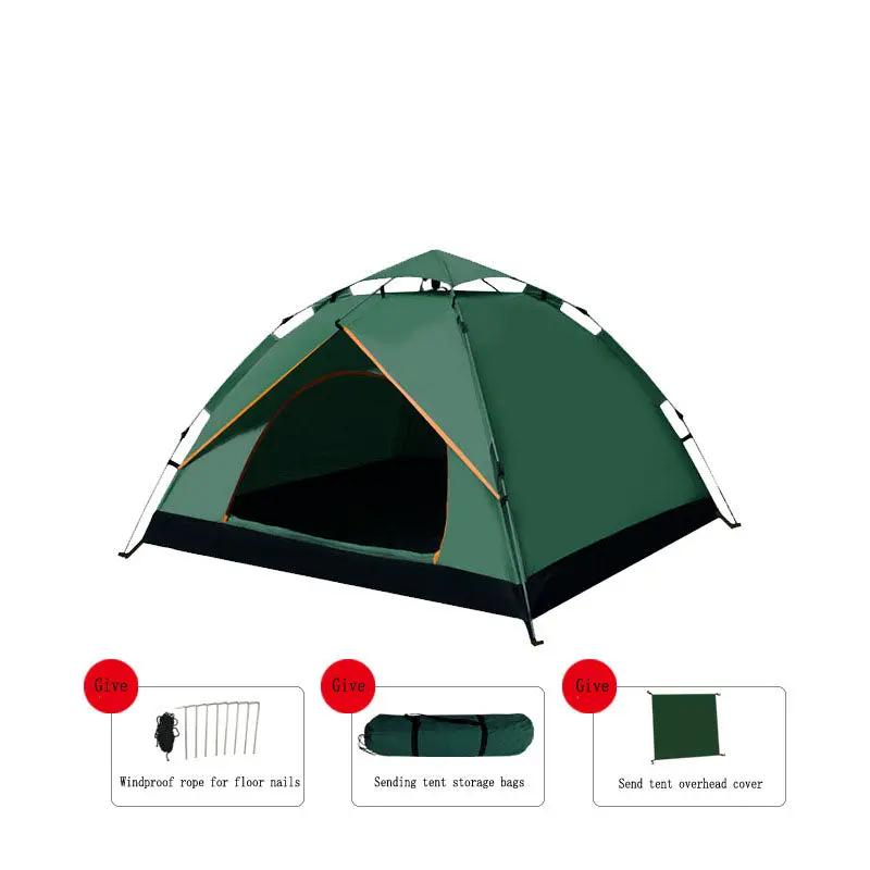 Outdoor Automatic Quick Open Tent With Two Doors