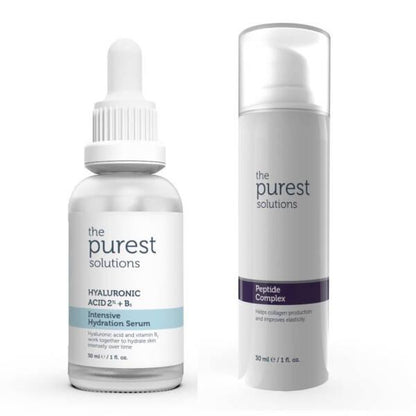 Face serum duo Hyaluronic Acid 2% B5 Hydration Serum and Peptide Complex by The Purest Solutions on Tampa Home & Garden Store