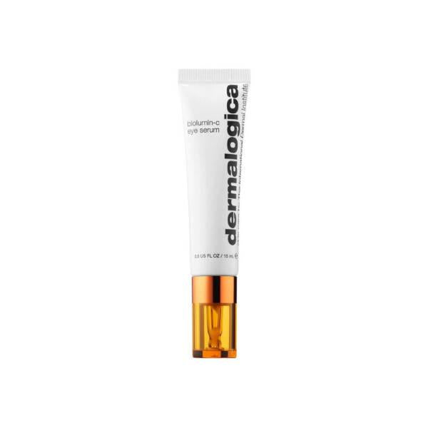 Dermalogica Biolumin-C Eye Serum white tube with orange cap on Tampa Home & Garden Store