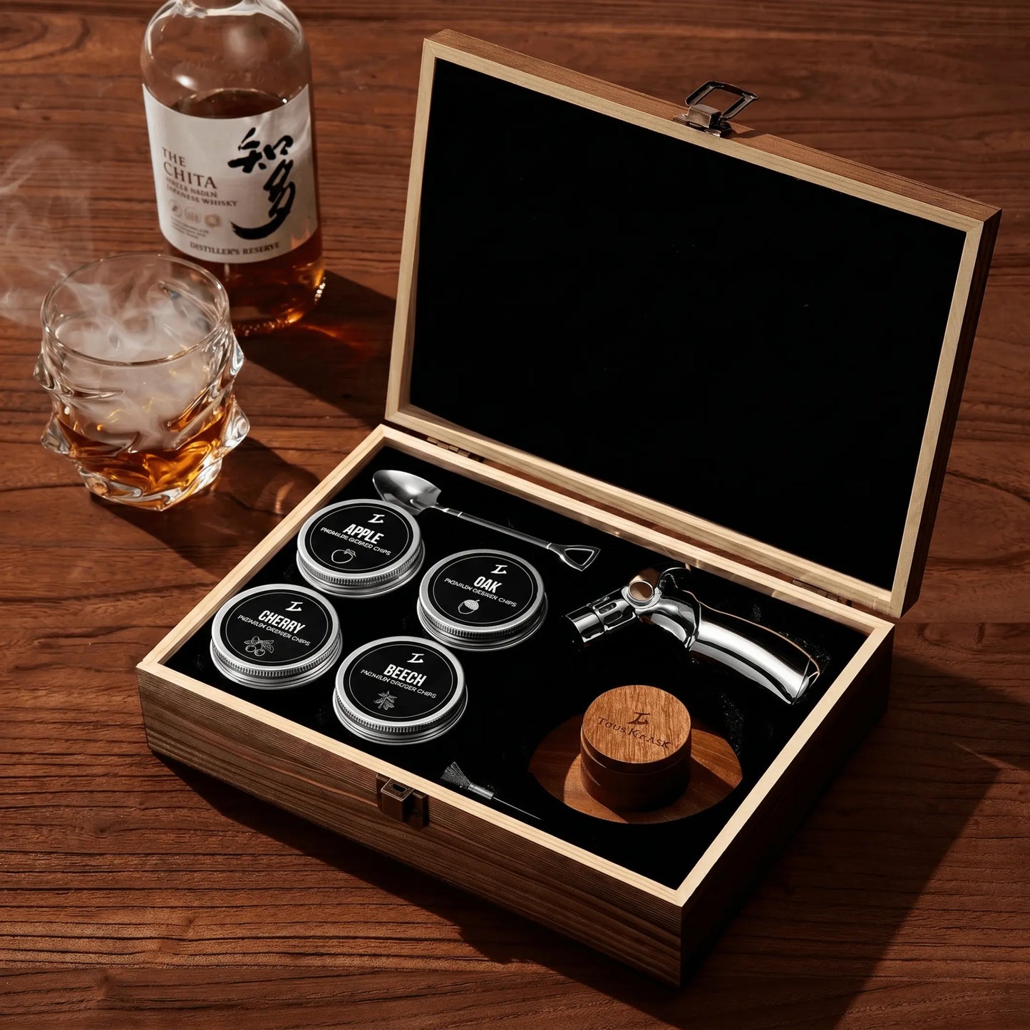 Tsuki Smoker Kit for Whisky and Cocktails