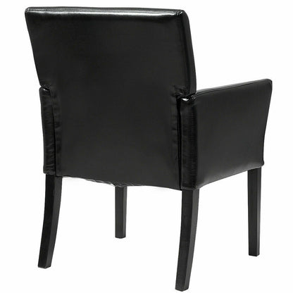 Modern PU Leather Executive Arm Chair Sofa black upholstery DirectDeals office chair on Tampa Home & Garden Store