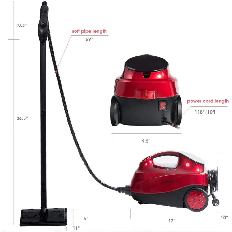 Mopa a vapor de alta resistencia de 2000W con unidad de mano