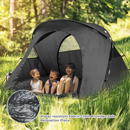 GemGear 2-person outdoor camping tent with external cover in dark gray fabric on Tampa Home & Garden Store