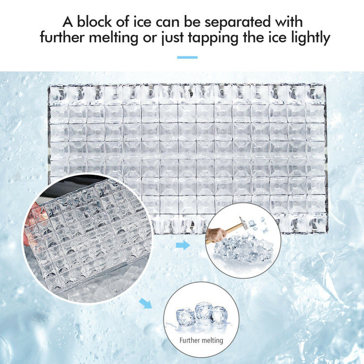 Máquina de hielo compacta de acero inoxidable