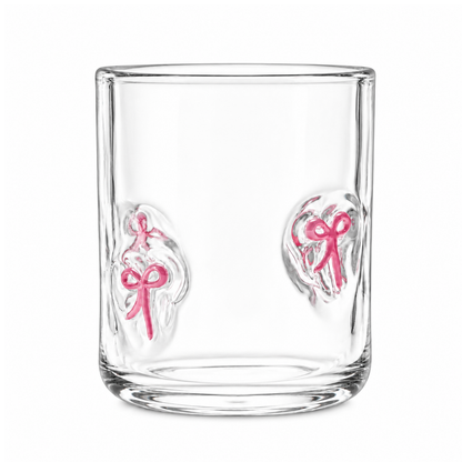 Pink Bowtie Acrylic Tumblers And Party Cups
