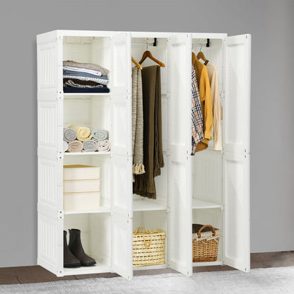 Organizador de Ropa Plegable para Armario con 8 Compartimentos