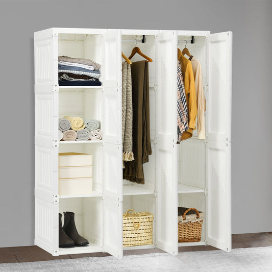Organizador de Ropa Plegable para Armario con 8 Compartimentos