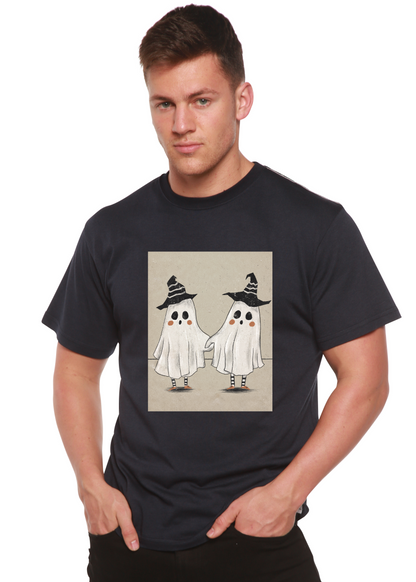 Cute Ghost black bamboo viscose/organic cotton short sleeve graphic tee by Spun Bamboo on Tampa Home & Garden Store