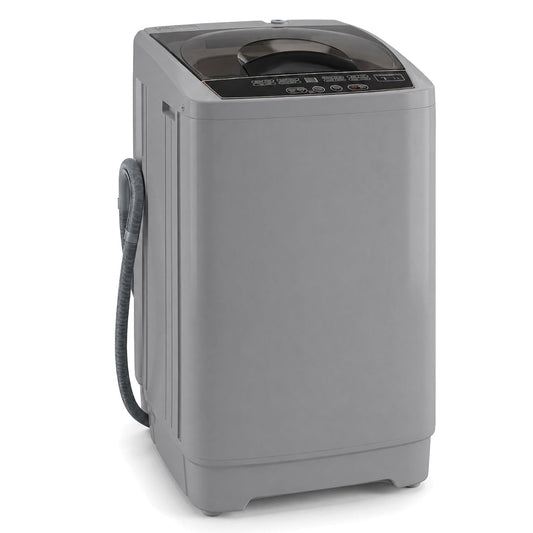 DirectDeals top-load washing machine, gray, 9.93 lbs, full automatic with 8 programs on Tampa Home & Garden Store