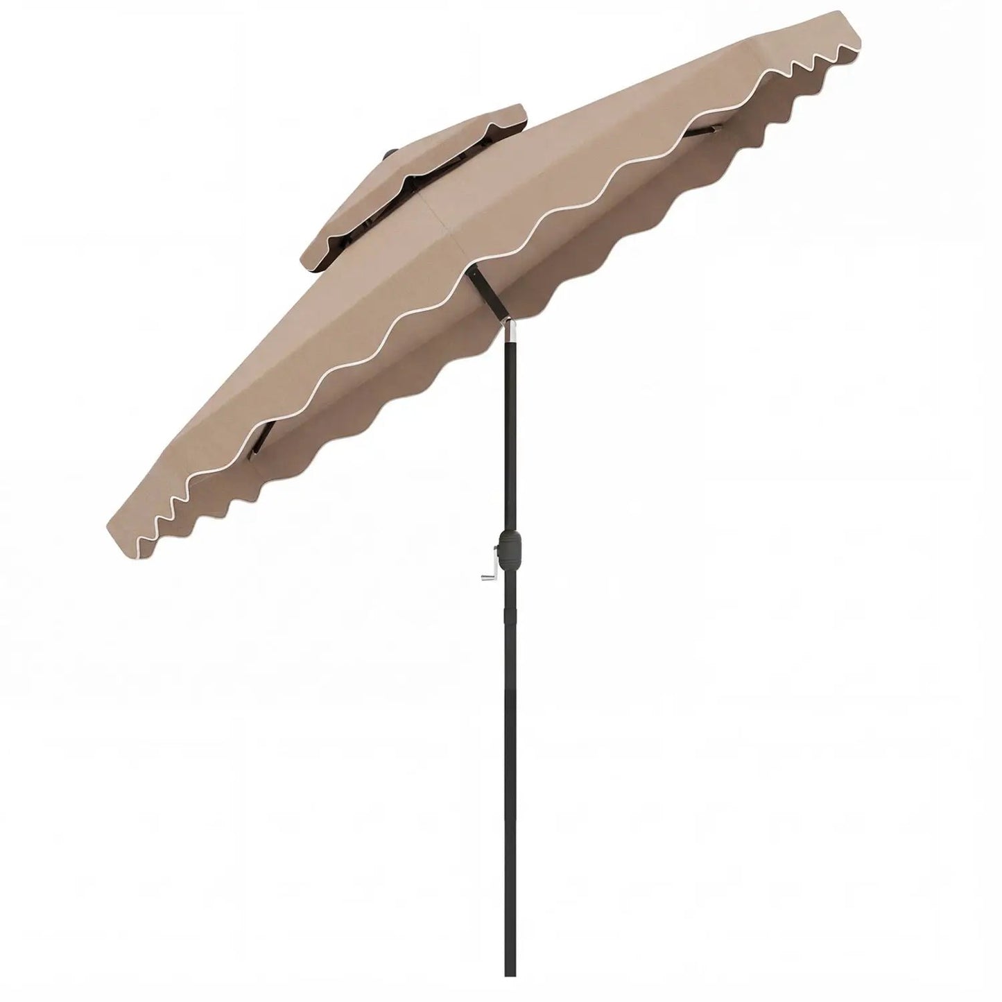 9 Feet Patio Umbrella With Push Button Tilt Crank