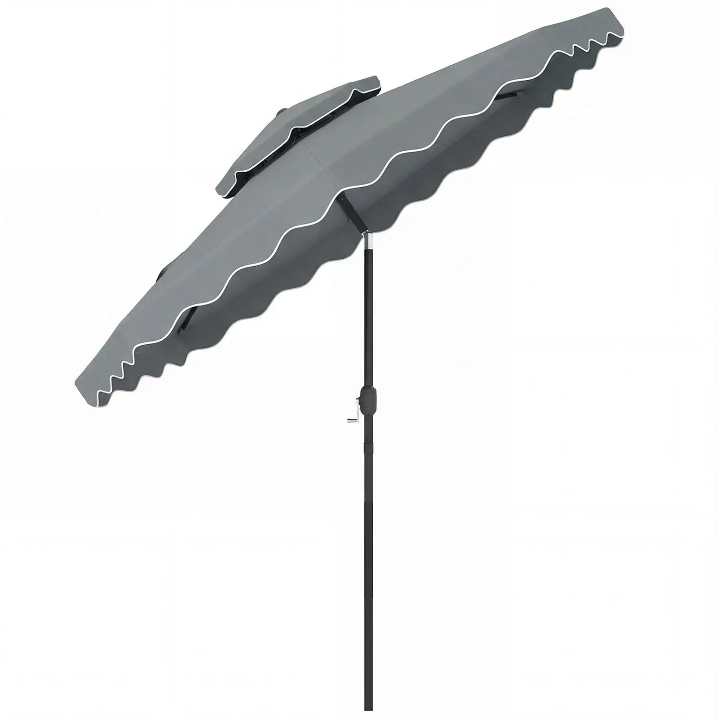 9 Feet Patio Umbrella With Push Button Tilt Crank