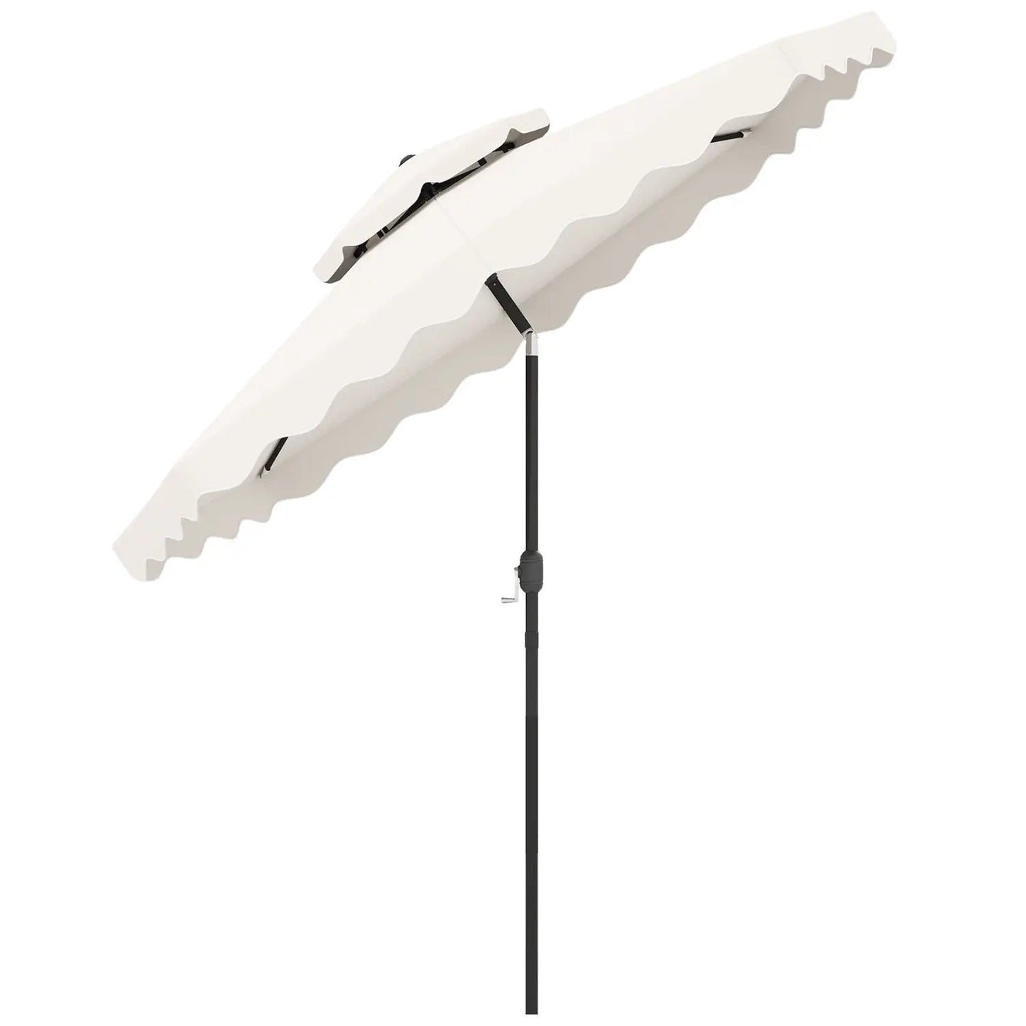 9 Feet Patio Umbrella With Push Button Tilt Crank