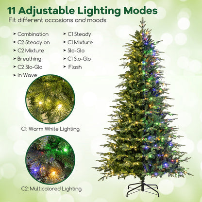 7.5ft DirectDeals pre-lit artificial Christmas tree with warm white LED lights on Tampa Home & Garden Store