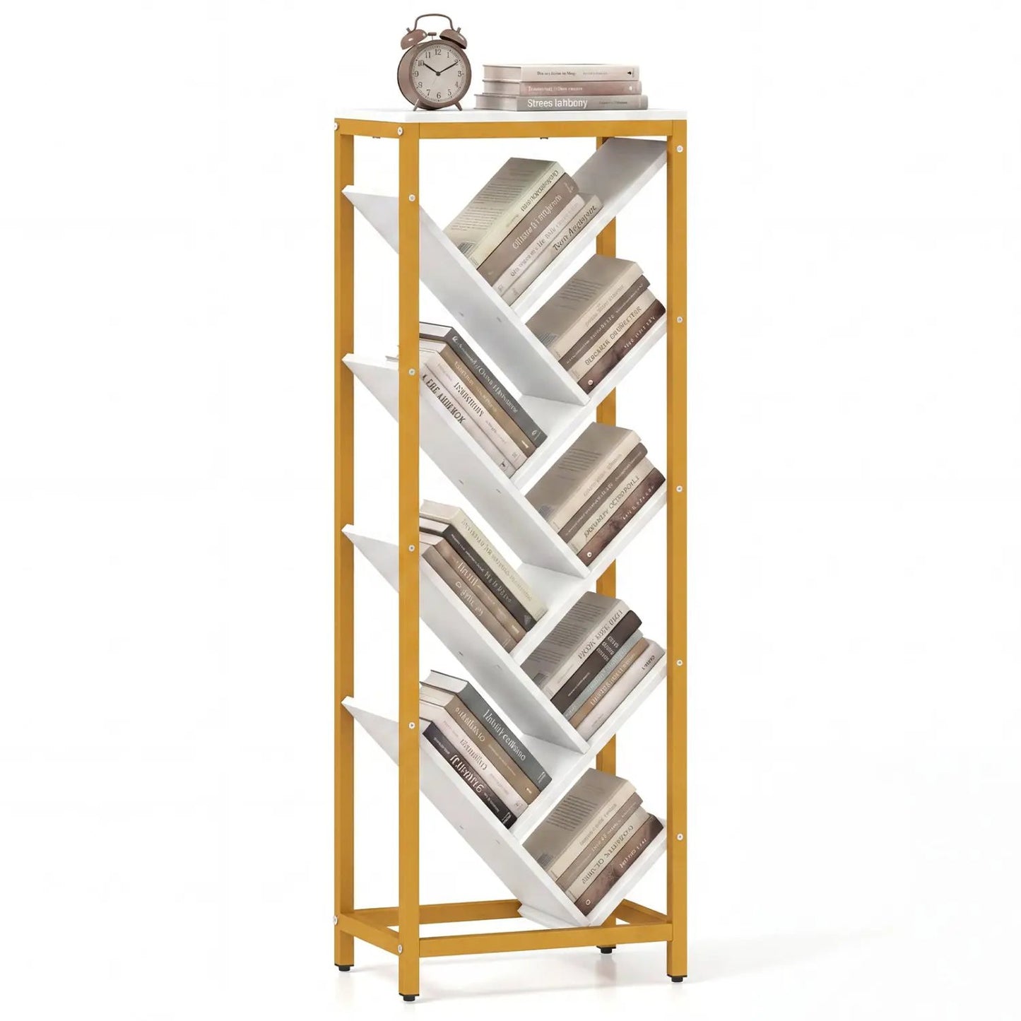 Nine Tier Freestanding Bookcase for Hardcover