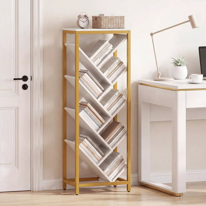 Nine Tier Freestanding Bookcase for Hardcover