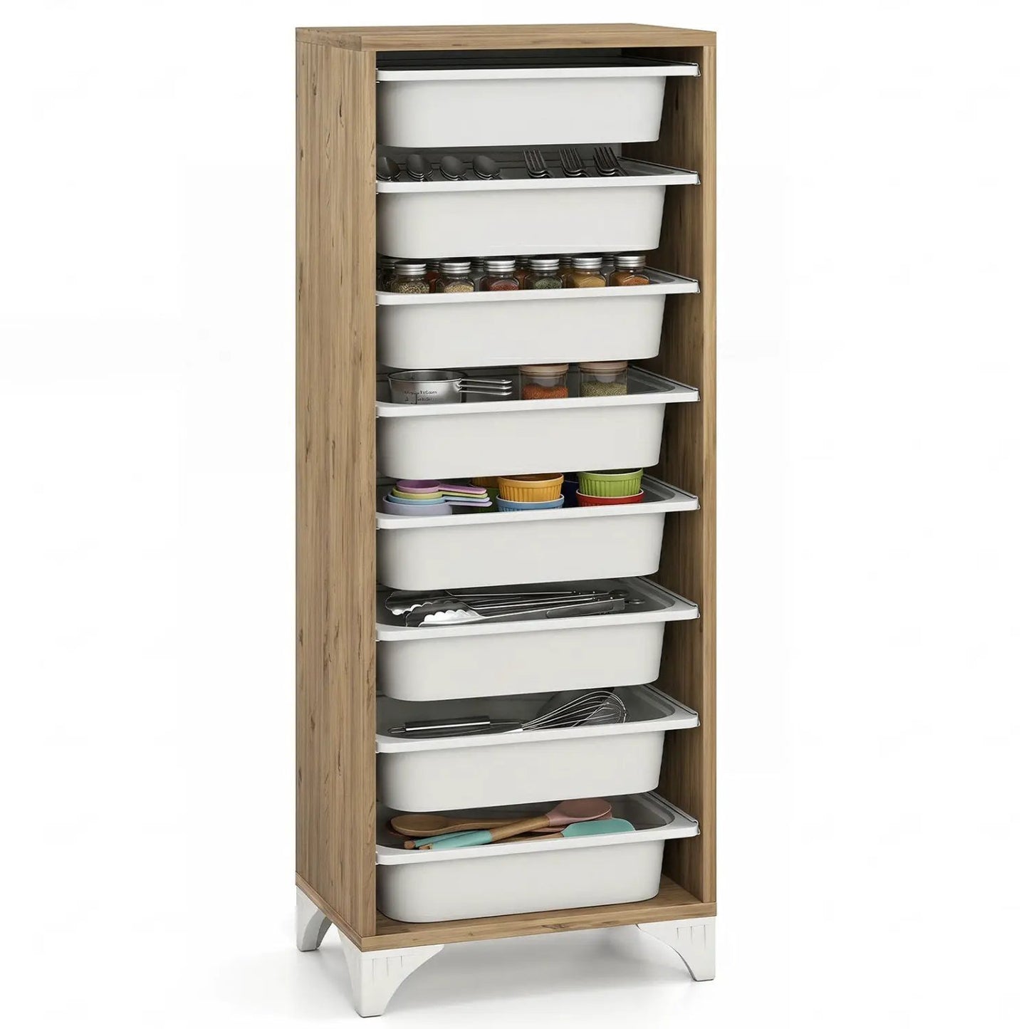 9-Tier Fruit and Vegetable Storage Rack Unit