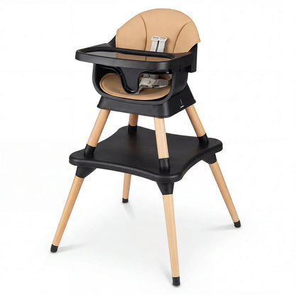 Nine in One Convertible High Chair Solid Wood