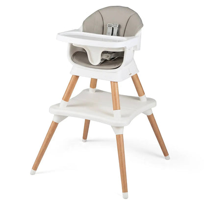 Nine in One Convertible High Chair Solid Wood