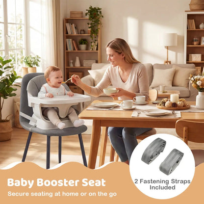 Nine in One Convertible High Chair Solid Wood