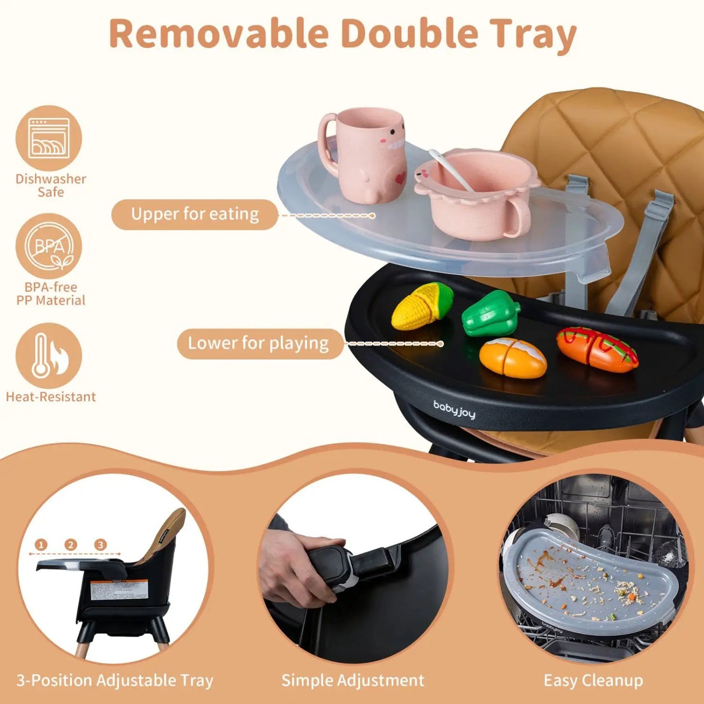 Nine in One Convertible High Chair for Toddlers
