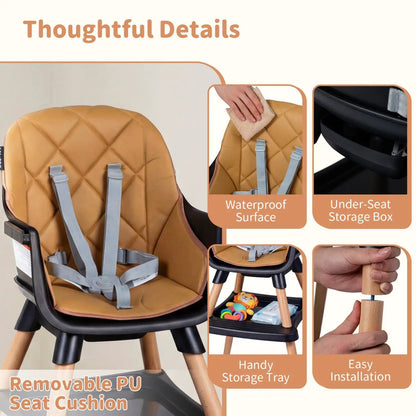 Nine in One Convertible High Chair for Toddlers
