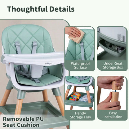Nine in One Convertible High Chair for Toddlers