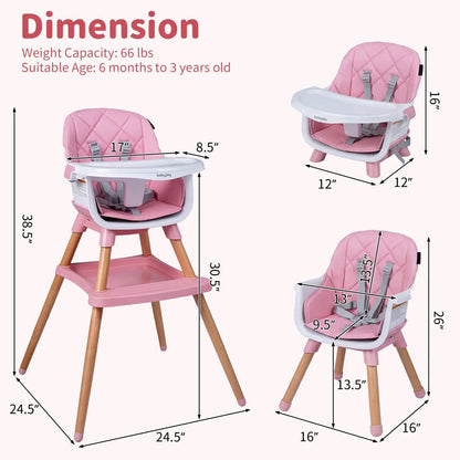 Nine in One Convertible High Chair for Toddlers