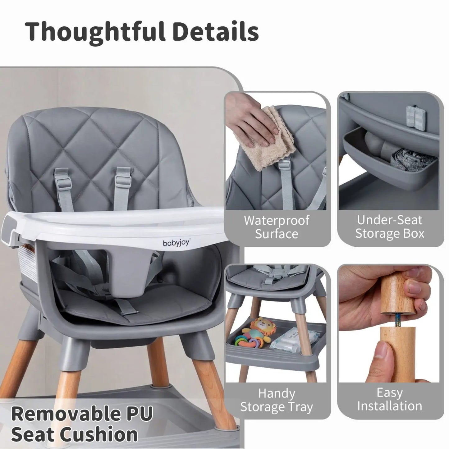 Nine in One Convertible High Chair for Toddlers