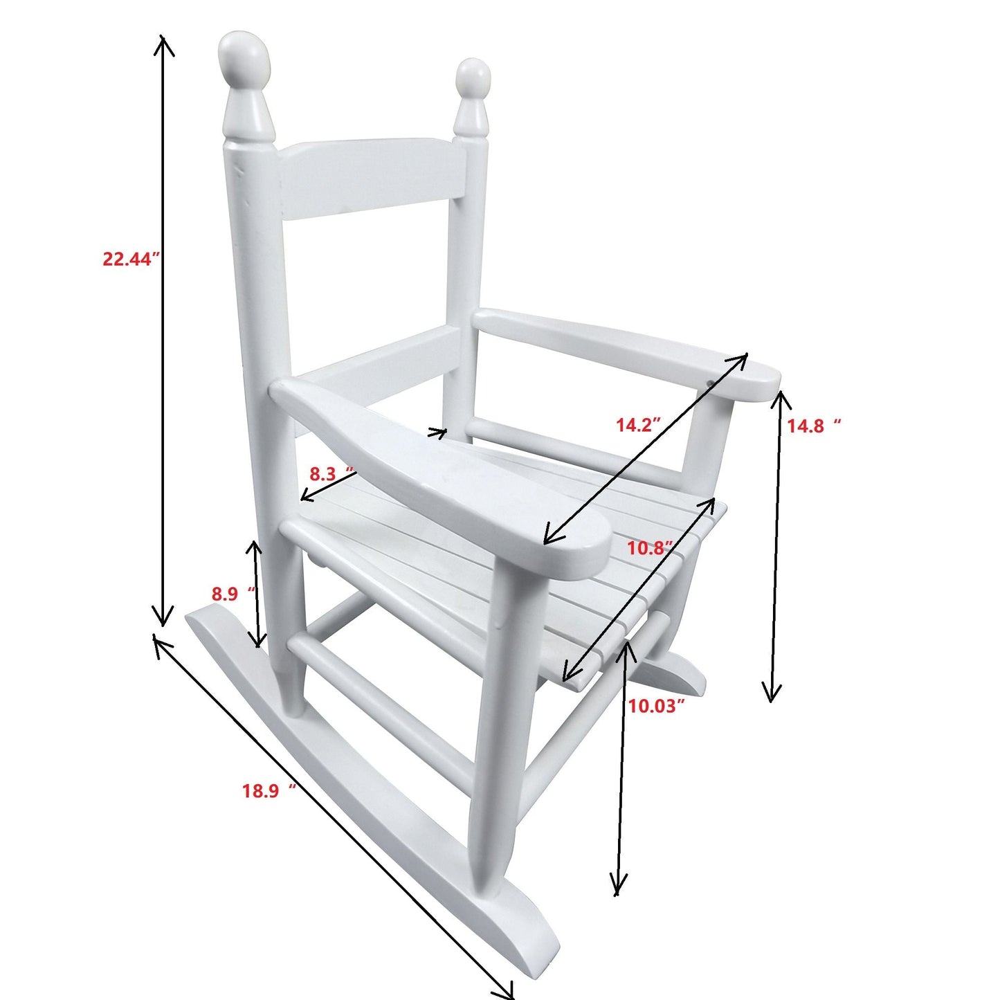 Sturdy Kids Rocking Chair For Indoor Or Outdoor