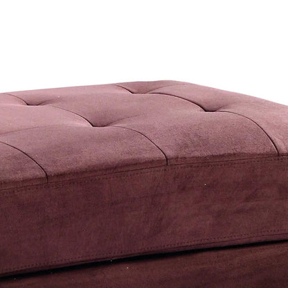 Chic Contemporary Storage Ottoman Tufted Cushion